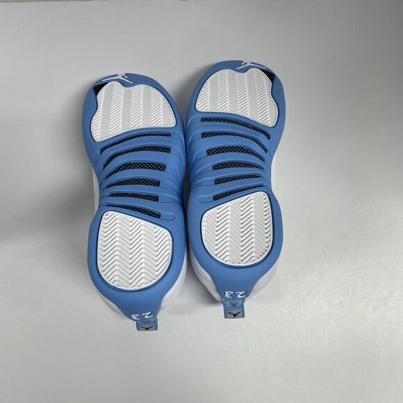 Air Jordan 12 Retro GS Melo 2025 153265 112 Size 4 White Blue UNC Denver main image 7